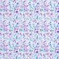 Preview: Baumwolle beschichtet Blumen lila/weiß by Swafing